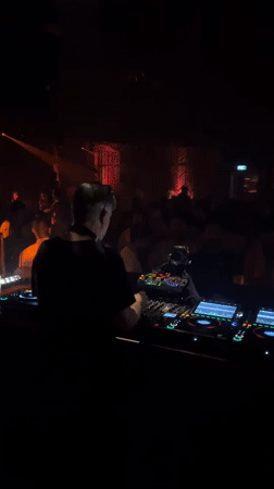 DJ set at a packed nightclub in Bang Thao