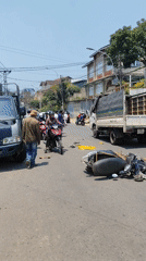 Traffic accident reported in residential Đà Lạt area