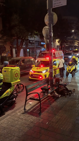 Tel Aviv Saturday night, from apartment to the streets