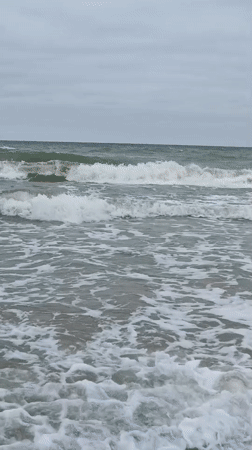 Tourist captures coastal town scenes in Zelenogradsk, Russia