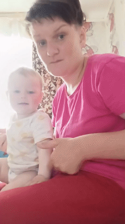 Relaxed morning in Фоки: selfies, snacks, and a baby