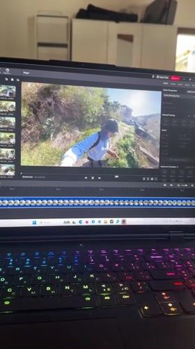 Content creator edits hiking videos, plays Pokemon Go in Zagreb