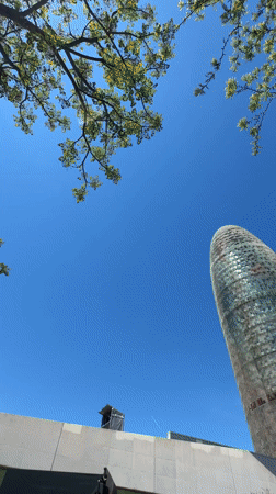 Female DJ performs outdoor set in Barcelona