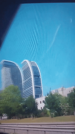 Morning commute captures Esenyurt cityscape from highway