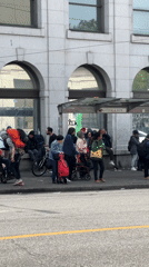 Street scenes documented across Vancouver neighborhood Saturday evening
