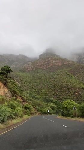 Chapman's Peak Drive closed for rock falls amid fog