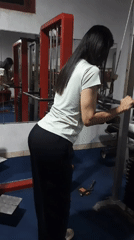Upper body gym workout: shoulders, biceps, and cable machine