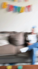 Birthday party celebration observed in Amsterdam apartment