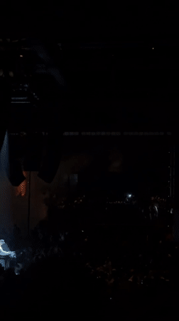 Packed concert venue documented by witness on May 31