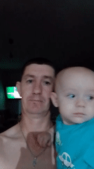 Evening at home: feeding time, a resting toddler, and kitchen basics
