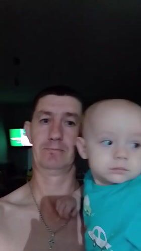 Evening at home: feeding time, a resting toddler, and kitchen basics