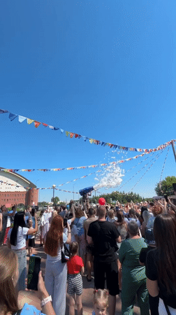 Community Festival with Foam Party Draws Families in Rusanovo