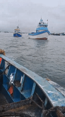 Life at the docks in Chimbote's working fishing port