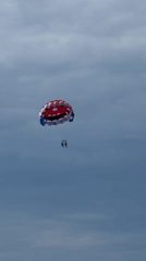 Parasailing and beach moments captured in Bečići, Montenegro