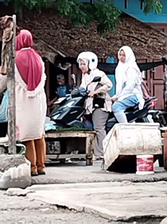 Daily life scenes documented in Lhokseumawe, Indonesia