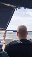 Two people spotted boating on Samara lake