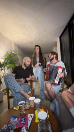 Young adults gather for casual afternoon hangout in Bali