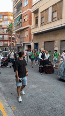 Traditional Valencian procession winds through Alicante streets