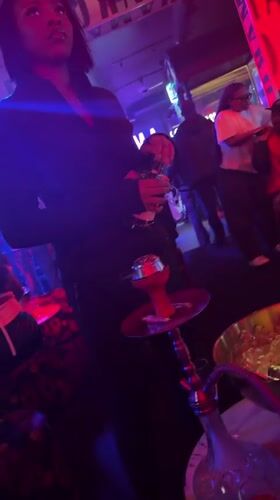 Evening hookah lounge gathering documented in Cape Town