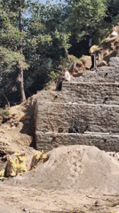 Hillside construction and mountain town life in Vashisht