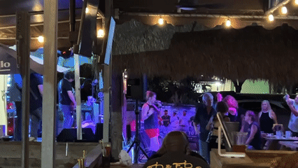 Live outdoor concert lights up a Cutler Bay summer night