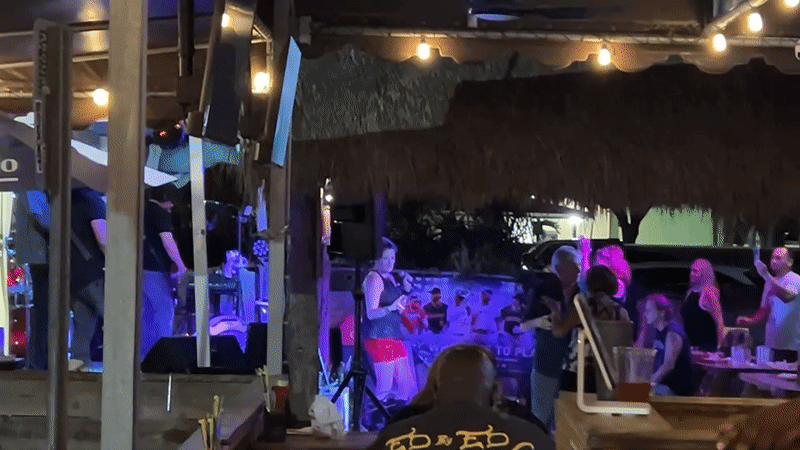 Live outdoor concert lights up a Cutler Bay summer night