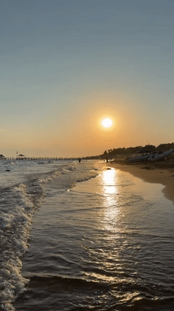 Sunset beach session on the Manavgat coast