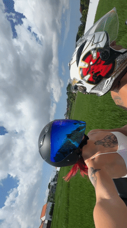 Morning scenes captured in North Kuta: motorcycle riders, medical items