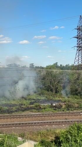 Train activity recorded in rural Russia railway corridor