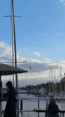 Visitor documents afternoon stroll through Kiel marina and harbor district