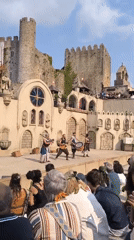Medieval fair brings music and markets to Óbidos Castle