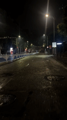 Rain-soaked streets documented across two Chongqing districts Friday evening
