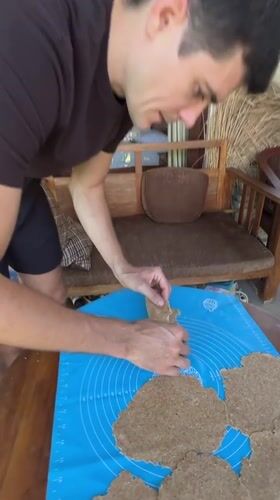 Early morning pastry preparation documented in Ubud, Indonesia