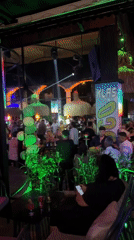 Saturday night out at a disco in Alanya, Turkey