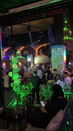 Saturday night out at a disco in Alanya, Turkey
