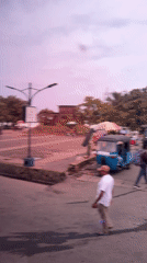 Morning bus activity observed in Matara, Sri Lanka