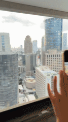 Sunset cityscape viewing session documented in Ramat Gan