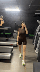 Morning gym workout documented in Kyiv fitness center