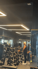 Morning workout session documented at Denpasar gym