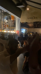 Busy evening crowd dances at WatsOons bar in Chennai