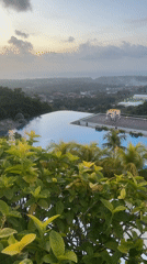 Resort scenes captured during golden hour in Kuta Selatan