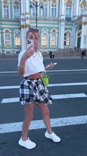 Summer afternoon at Palace Square and Saint Petersburg's canals