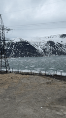 Spring day documentation captured across Kirovsk's snowy mountain landscape