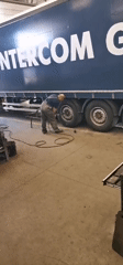 Morning activities captured in Dobrich: truck maintenance, child at play