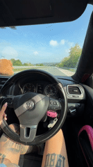 Morning car journey captured through rural Ihtiman, Bulgaria