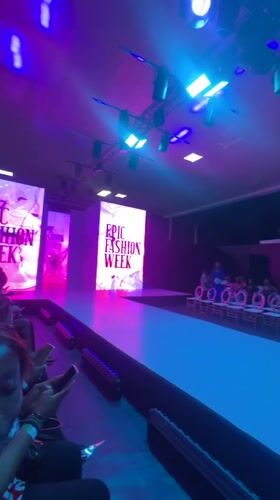 Fashion show runway event held in Ilado, Nigeria