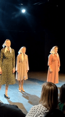 Theatrical performance with dancers and protest scenes staged in Saint Petersburg