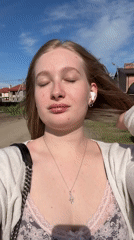 Woman photographed in outdoor portraits in Rossiyskiy, Russia