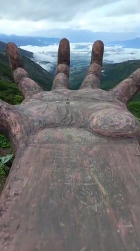 Tourist documents religious sites and local culture in El Cisne