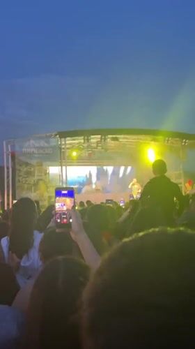 Evening concert and fairground festivities draw crowds in Kazanlak, Bulgaria